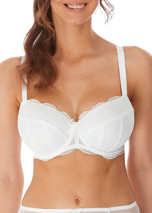 Freya Fancies Padded Half Cup Bra White Freya Fancies  White
