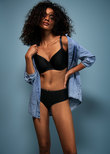 Freya Idol Moulded Balcony Bra Black Idol Moulded Bra Black