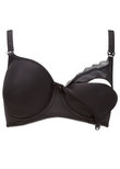 Freya Pure Moulded Nursing Bra Black Pure Nursing Bra Black