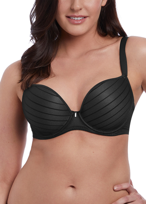 Cameo Moulded Plunge Bra Black Cameo  Black