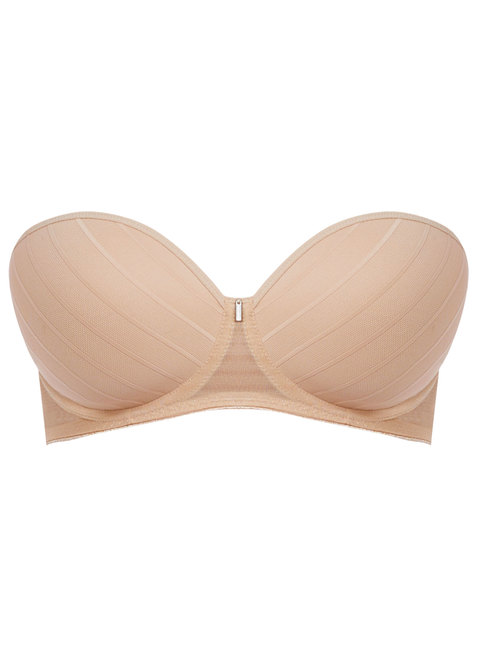 Cameo Sand Moulded Strapless Bra from Freya