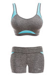 Freya Epic Moulded Crop Top Sports Bra Carbon Epic Crop Top Sports Bra Carbon