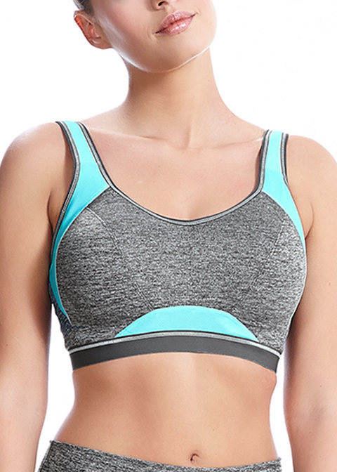 t Shirt Bras for Women UK Women's Padded Sports Bra Perforated
