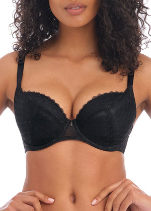 Freya Signature Padded Plunge Bra Black Freya Signature  Black