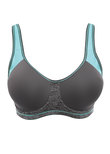 Sonic Moulded Sports Bra Carbon