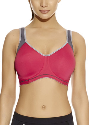 Sonic Moulded Sports Bra Hot Crimson Sonic  Hot Crimson