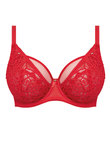 Soiree Lace High Apex Bra Rouge