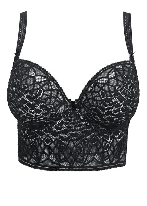 FP Movement Ready To Rouche Brami - Women's Bandeaus/Bralettes in Black