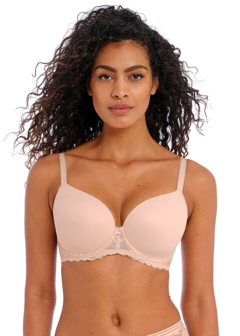 Demi Cup Bras Beige, Bras for Large Breasts