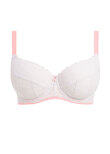 Freya Offbeat Padded Half Cup Bra White Offbeat Half Cup Bra White