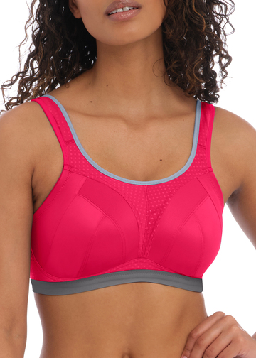 Freya Women's Force Crop Top Soft Cup Sports Bra with Molded Inner