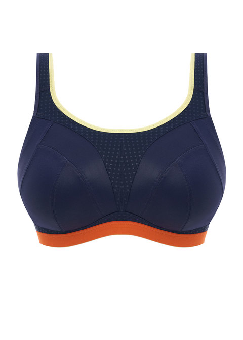 Dunnes Stores  Navy-print High Impact Underwired Sports Bra