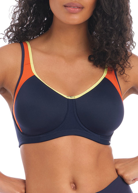 Sonic Navy Spice Moulded Sports Bra from Freya
