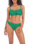 Zanzibar Crop Bikini Top Jade