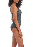 Freya Check In Plunge Tankini Top Monochrome Check In Underwire Tankini Top Monochrome