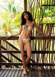 Tusan Beach Slip Bikini taille basse Multi