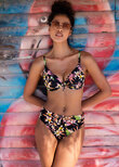 Savanna Sunset Slip Bikini taille haute Multi