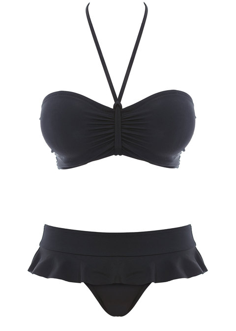Black Bandeau Bikini Top from Freya