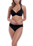 Freya Remix Banded Halter Bikini Top Black Remix Halter Bikini Top Black