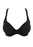 Freya Remix Banded Halter Bikini Top Black Remix Halter Bikini Top Black