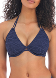 Freya Sundance Halter Bikini Top Denim Sundance Halter Bikini Top Denim