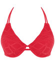 Sundance Halter Bikini Top Red