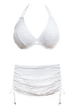 Sundance Halter Bikini Top White