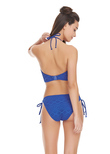 Freya Sundance High Neck Crop Bikini Top Cobalt Sundance Crop Bikini Top Cobalt