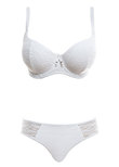 Sundance Bikinihose mit niedriger Taille White