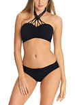 Freya Macrame Bandeau Bikini Top Black Macrame Bandeau Bikini Top Black