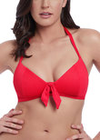 Nouveau Triangle Bikini Top Red