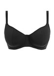 Jewel Cove Sweetheart Bikinitop Plain Black