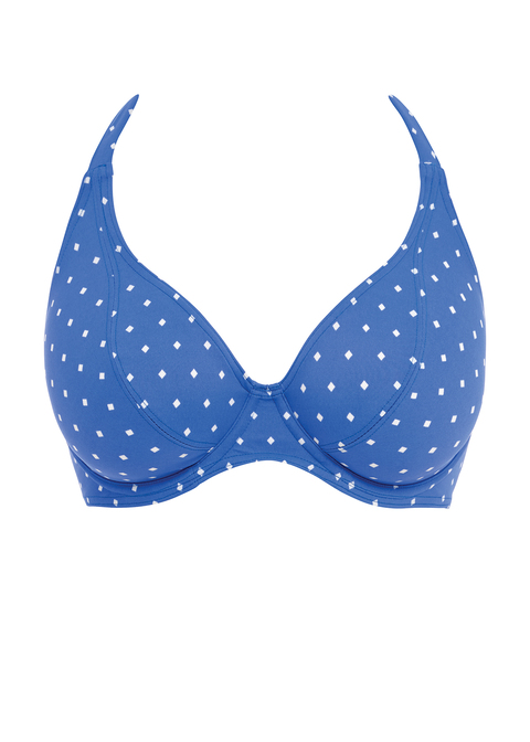 Freya Swim Jewel Cove Halter Bikini Top AS7232 Marine – Petticoat Fair  Austin