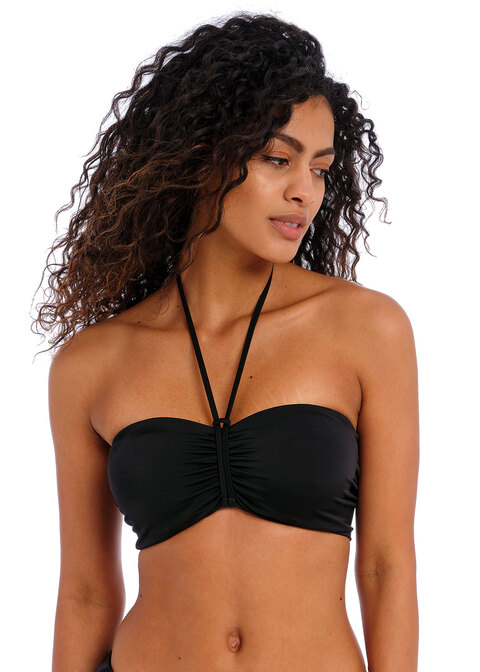 Jewel Cove Plain Black Bralette Bikini Top from Freya