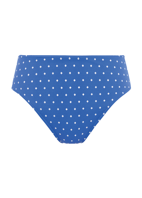 Bragas De Bikini De Cintura Alta Freya - Estampado De Rayas - Corte Favorecedor Para Mujer