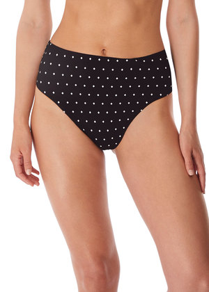 Jewel Cove High Waist Bikini Brief Black Jewel Cove  Black