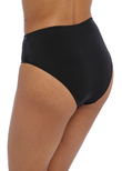 Freya Jewel Cove High Waist Bikini Brief Plain Black Jewel Cove High Coverage Bikini Brief Plain Black