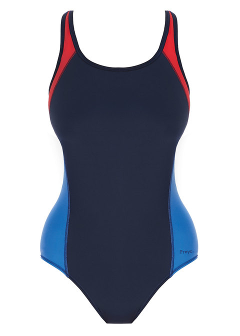 Freestyle Astral Navy Moulded Sports Swimsuit from Freya