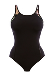 Freestyle Moulded Swimsuit Jungle Black