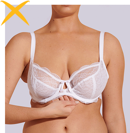 Boobs spilling out but not sure if changing the cup size will help 36E -  Freya » Deco Moulded Half Cup Bra (4232)